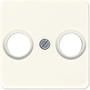 Фото Jung 161TV Крышка розетки телевизионной (TV+Radio, слоновая кость)