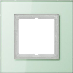 Фото Jung LS plus LSP981GLAS Рамка 1-постовая (универсальная, стекло, матовая белая)