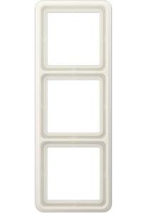Фото Jung CD500 CD583W Рамка 3-постовая (универсальная, слоновая кость)