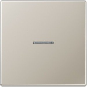 Фото Jung LS metal ES2990KO5 Клавиша одиночная с линзой (сталь)