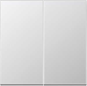 Фото Jung LS metal AL2995 Клавиша двойная (алюминий)