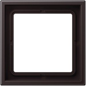 Фото Jung LS Zero LSZAL981BFD Рамка 1-постовая (универсальная, ударопрочная, dark)