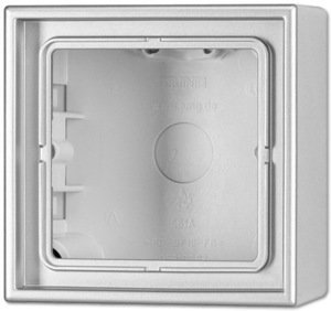 Фото Jung LS metal AL2581A-L Коробка для наружного монтажа (алюминий)