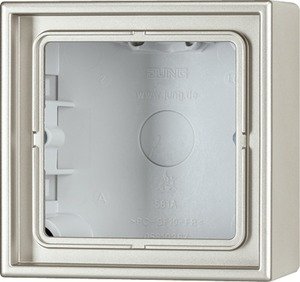 Фото Jung LS metal ES2981A-L Коробка для наружного монтажа (сталь)