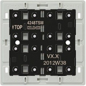 Фото Jung 4248TSM Модуль кнопочный KNX 4 группы (24 В, 20 мА, скрытая установка, механизм)