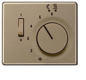 Фото Jung SL500 SLFTR231PLGB Крышка для терморегулятора (бронза)