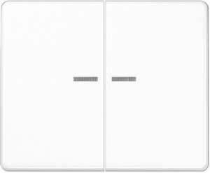 Фото Jung SL500 SL595KO5WW Клавиша двойная с подсветкой (белая)