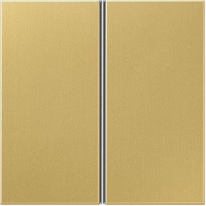 Фото Jung LS ME2402TSAC Комплект клавиш 2 группы для кнопочного модуля (латунь classic)