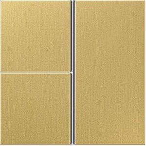 Фото Jung LS ME2403TSAC Комплект клавиш 3 группы для кнопочного модуля (латунь)