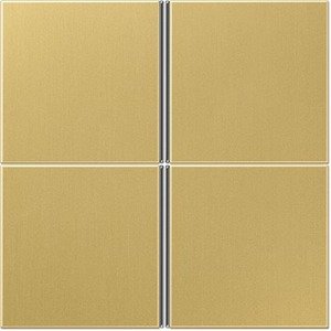 Фото Jung LS ME2404TSAC Комплект клавиш 4 группы для кнопочного модуля (латунь classic)
