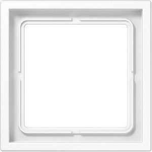 Фото Jung LS Zero LSZ981BFWW Рамка 1-постовая (универсальная, ударопрочная, белая)