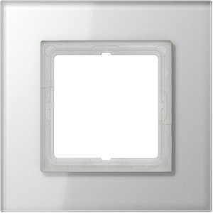 Фото Jung LS plus LSP981GLWW Рамка 1-постовая (универсальная, стекло, белая)