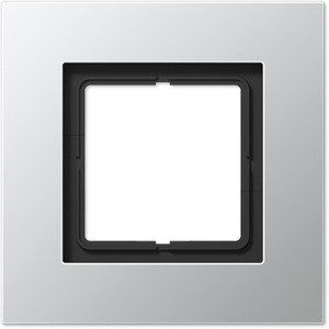 Фото Jung LS plus LSP981AL Рамка 1-постовая (универсальная, алюминий)