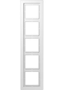 Фото Jung LS-design LSD985WW Рамка 5-постовая (универсальная, белая)