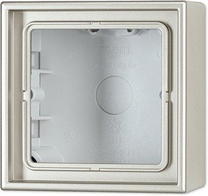 Фото Jung LS metal ES2581A-L Коробка для наружного монтажа (сталь)