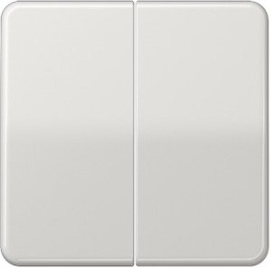 Фото Jung CD500 CD595LG Клавиша двойная (светло-серая)