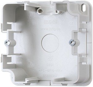 Фото Jung LS 581A Монтажный корпус для накладных коробок