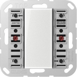 Фото Jung A500 A5091TSM Модуль кнопочный KNX 1 группы "универсальный" (скрытая установка, механизм)