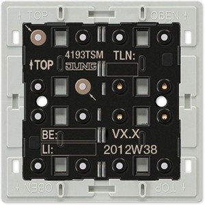 Фото Jung 4193TSM Модуль кнопочный KNX 3 группы "универсальный" (скрытая установка, механизм)