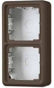 Фото Jung CD500 CD582ABR Коробка двойная для наружного монтажа (коричневая)