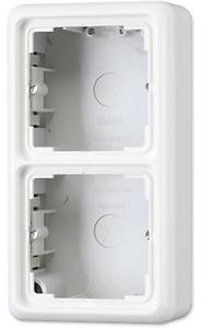 Фото Jung CD500 CD582AWW Коробка двойная для наружного монтажа (белая)