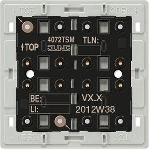 Фото Jung 4072TSM Модуль кнопочный KNX 2 группы "стандарт" (скрытая установка, механизм)