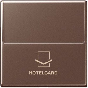 Фото Jung A590CARDMO Накладка карточного выключателя (мокко)