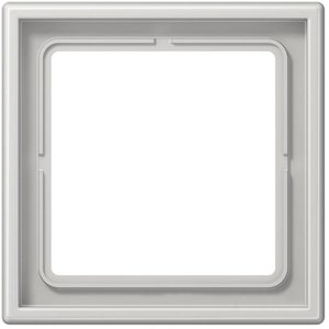 Фото Jung LS Zero LSZ981BFLG Рамка 1-постовая (универсальная, ударопрочная, светло-серая)