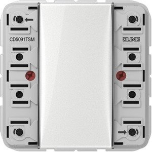 Фото Jung CD500 CD5091TSM Модуль кнопочный KNX 1 группа "универсальный" (скрытая установка, механизм)