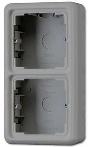 Фото Jung CD500 CD582AGR Коробка двойная для наружного монтажа (серая)