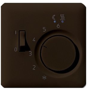Фото Jung CD500 CDFTR231PLBR Крышка для терморегулятора (коричневая)