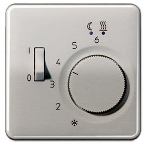 Фото Jung CD500 CDFTR231PLPT Крышка для терморегулятора (платина)