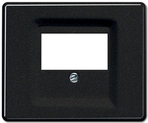 Фото Jung SL500 SL569TSW Крышка розетки USB (USB, TAE, черная)