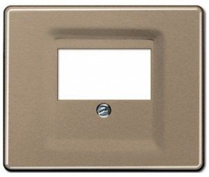 Фото Jung SL500 SL569TGB Крышка розетки USB (USB, TAE, золотая бронза)