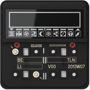 Фото Jung RCDCD4092M Контроллер модуль комнатный KNX 2 группы (скрытая установка, механизм)