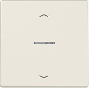 Фото Jung LS990 LS990KO5P Клавиша одиночная с линзой ("стрелки", слоновая кость)