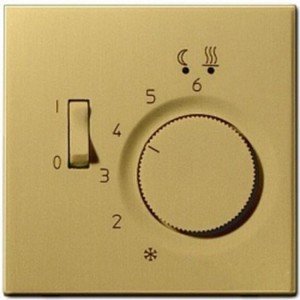 Фото Jung FTRME231C Термостат для теплых полов (10 А, 230 В, латунь)