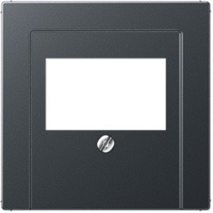Фото Jung A500 A569BFPLTANM Крышка розетки USB (USB, TAE, ударопрочная, матовый антрацит)