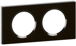 Фото Legrand Celiane 069302 Рамка 2-постовая (смальта графит)