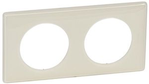 Фото Legrand Celiane 066622 Рамка 2-постовая (слоновая кость)