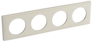 Фото Legrand Celiane 068694 Рамка 4-постовая (слоновая кость)