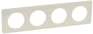 Фото Legrand Celiane 066624 Рамка 4-постовая (слоновая кость)