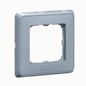 Фото Legrand Cariva 773691 Рамка 1-постовая (жемчужно-серая)
