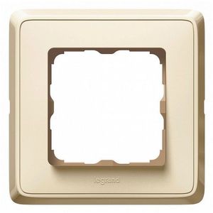 Фото Legrand Cariva 773760 Рамка 1-постовая (слоновая кость)