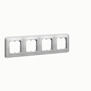 Фото Legrand Cariva 773674 Рамка 4-постовая (алюминий)