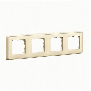 Фото Legrand Cariva 773754 Рамка 4-постовая (слоновая кость)