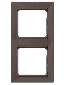 Фото Legrand Valena 770006 Рамка 2-постовая (вертикальная, модерн)