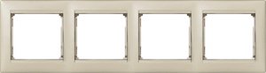 Фото Legrand Valena 770474 Рамка 4-постовая (горизонтальная, жемчужная)