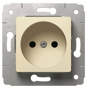Фото Legrand Cariva 773716 Розетка без заземляющего контакта (16 А, под рамку, скрытая установка, слоновая кость)