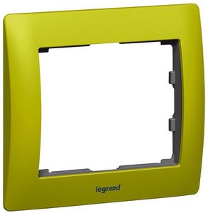 Фото Legrand Galea Life 771921 Рамка 1-постовая (универсальная, metal magic green)